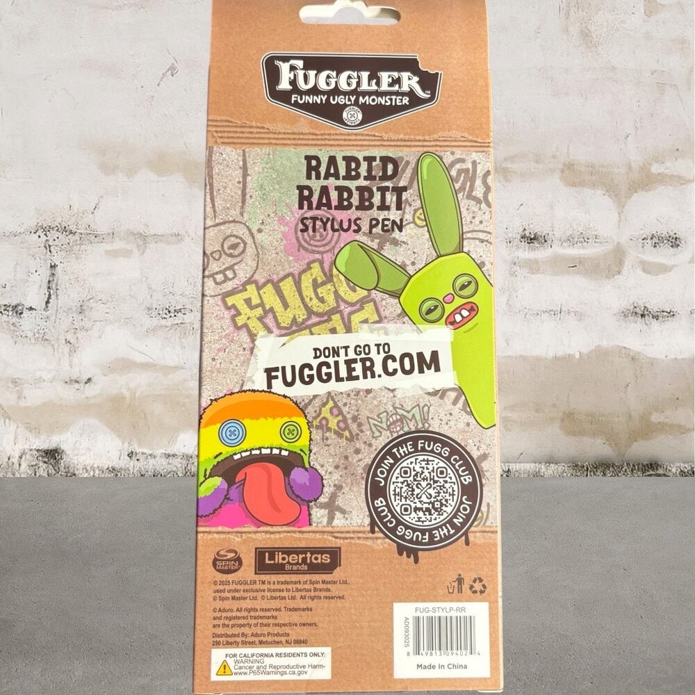 Fuggler "Rabid Rabbit" Stylus Pen NIB - Picture 2 of 2